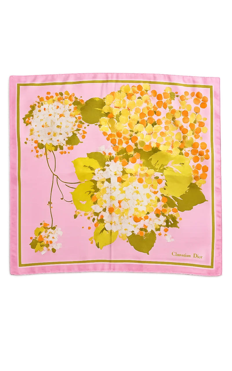 Vintage Christian Dior Silk Foulard