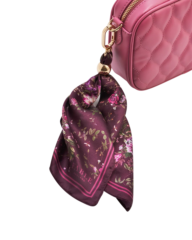 Alice Quilted Camera Bag in Rose Pink