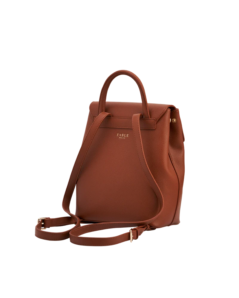 Laura Small Backpack in Tan