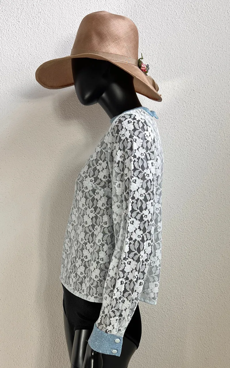Vintage 60s Lace Shirt