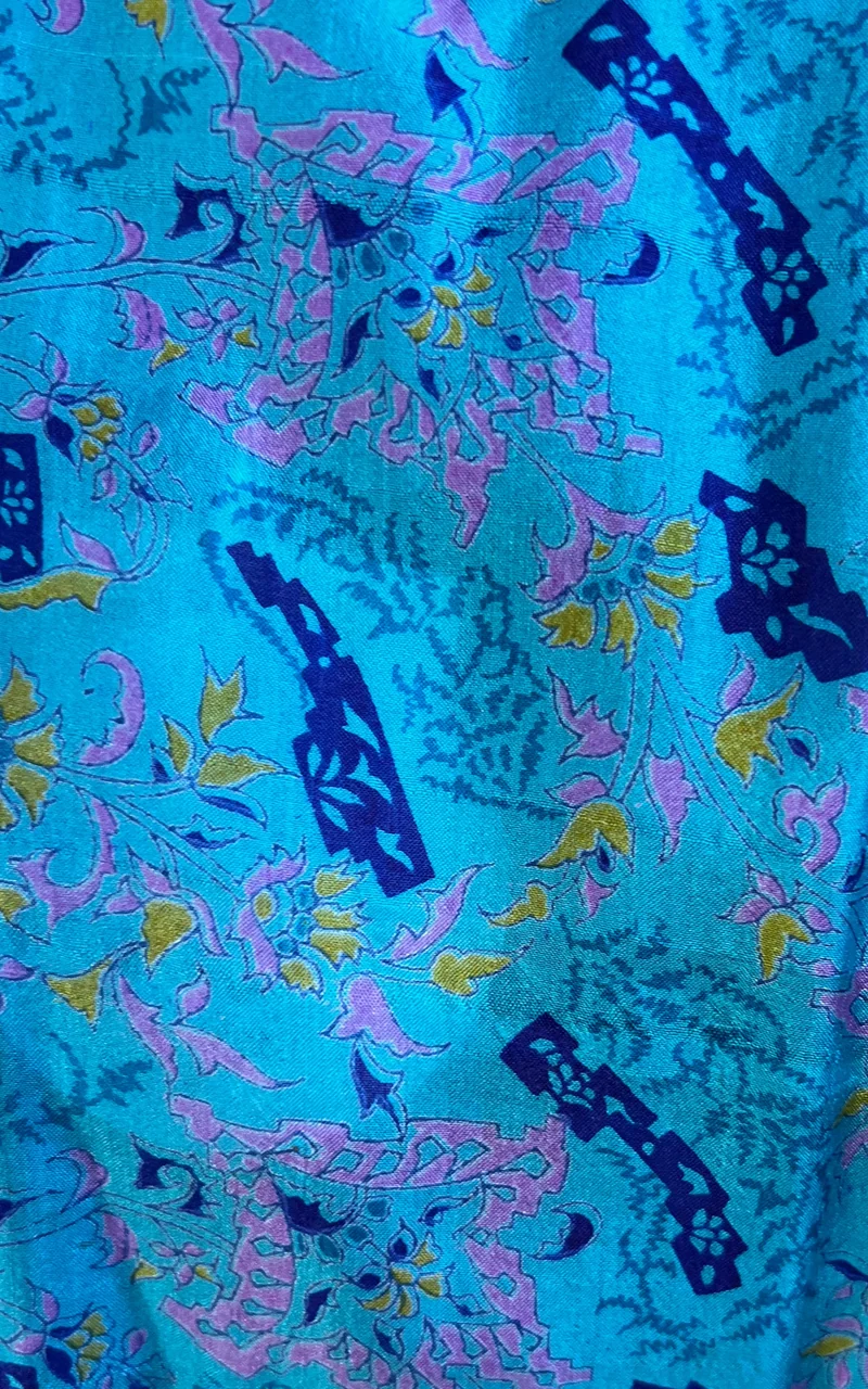Recycled Sari-Silk Smock Top