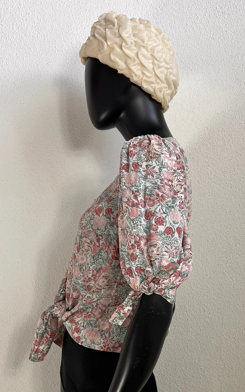 Vintage Romantic Flower Blouse
