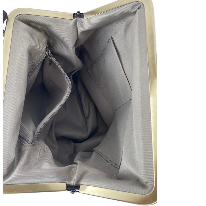 Damen Leder Umhängetasche und Henkeltasche 'Zoe' in Braun - Vintage Stil"