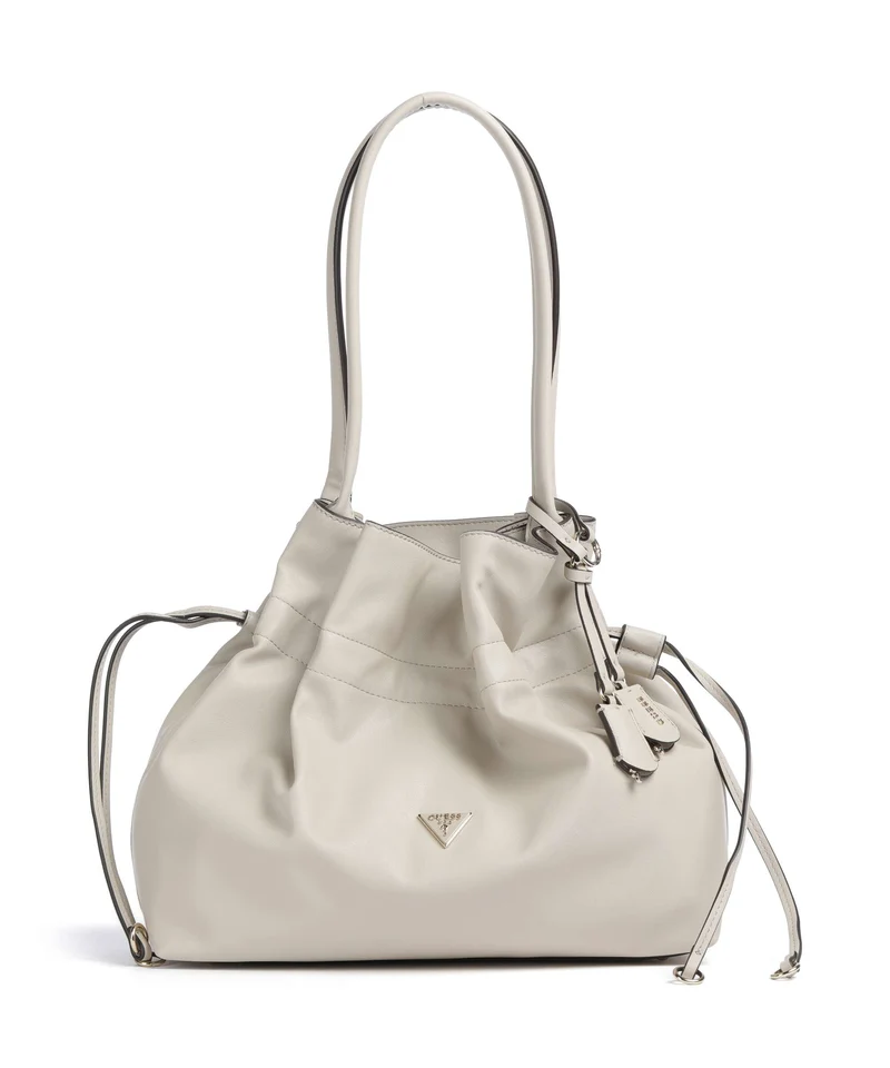 Guess Karima Bucket Handtasche bone