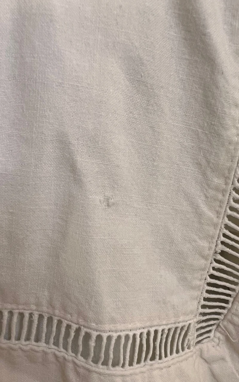 Vintage White Cotton Sailor Dress