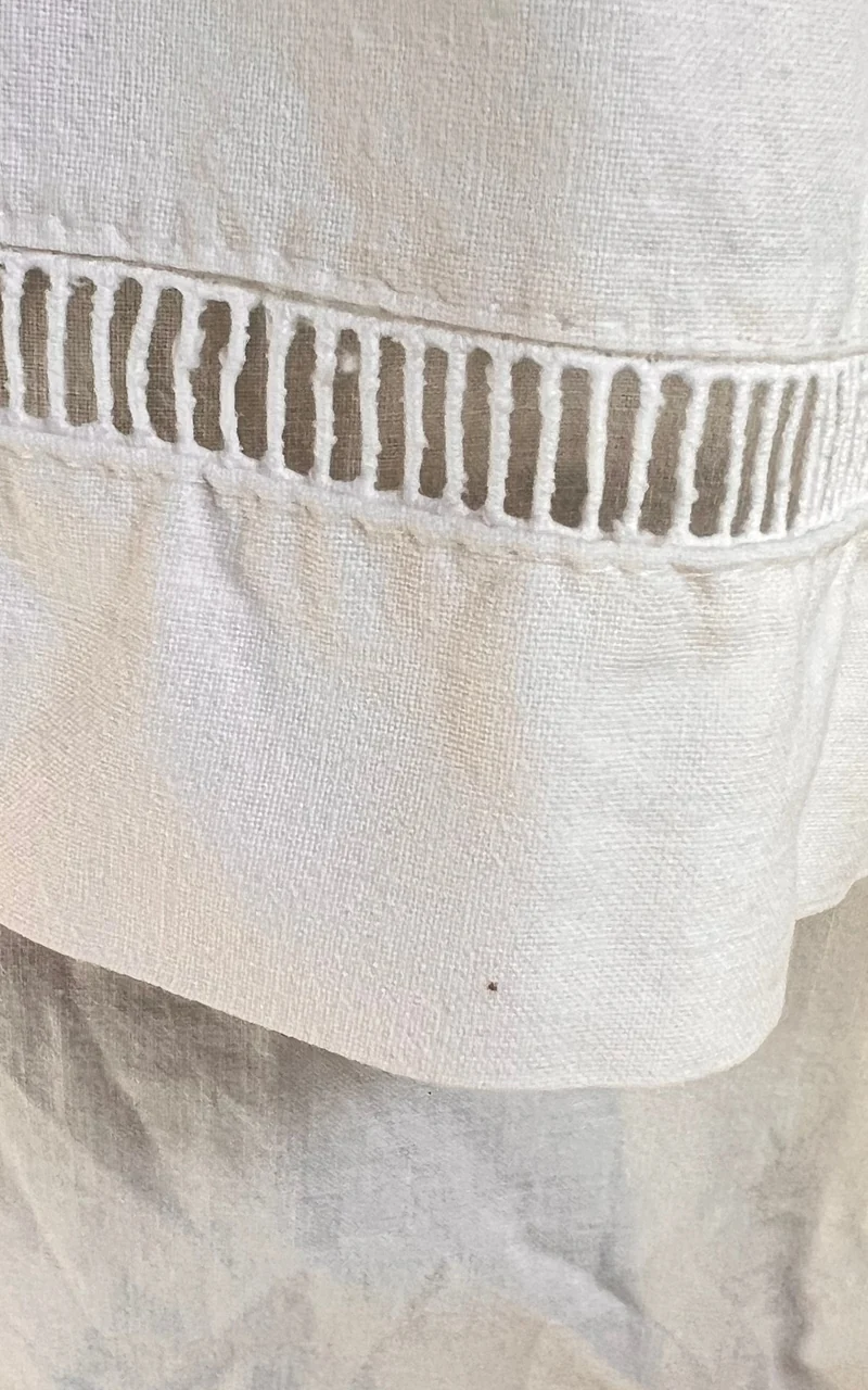 Vintage White Cotton Sailor Dress