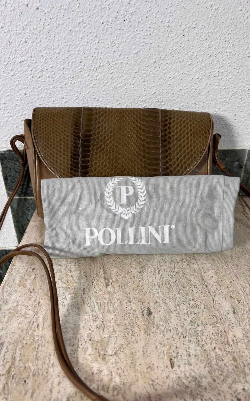 Vintage Pollini Snakeskin Bag