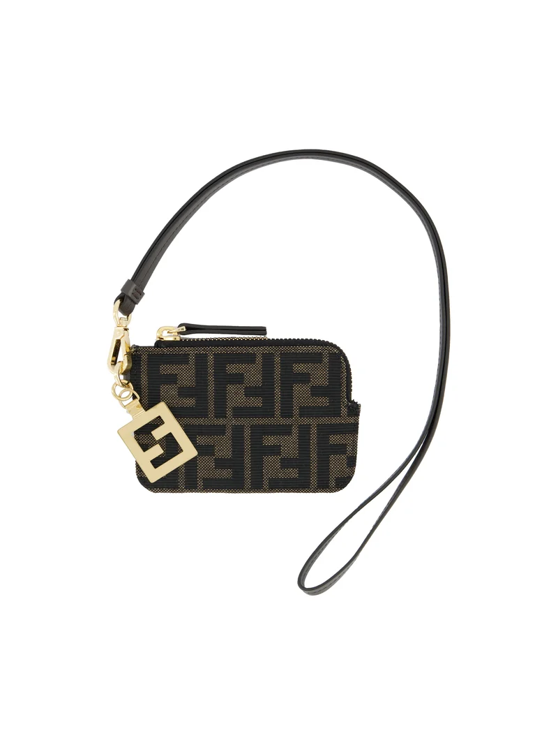 FENDI Card Case FF Jacquard