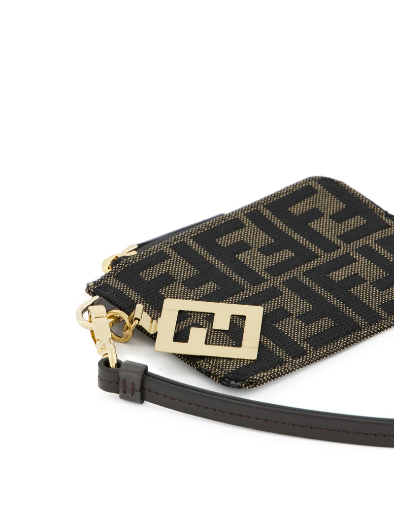 FENDI Card Case FF Jacquard