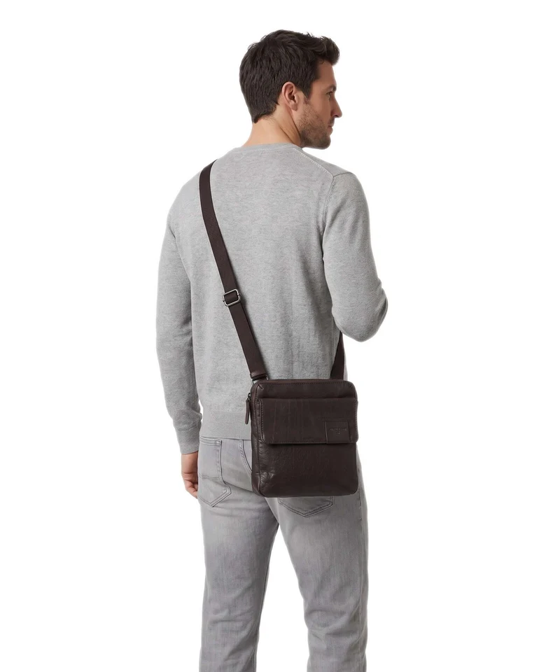 Strellson Hyde Park 1.0 Marcus Umhängetasche darkbrown