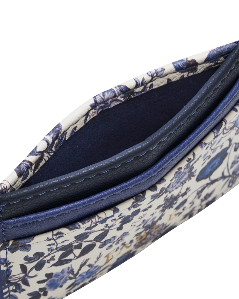Blue Agnes Ditsy Card Holder