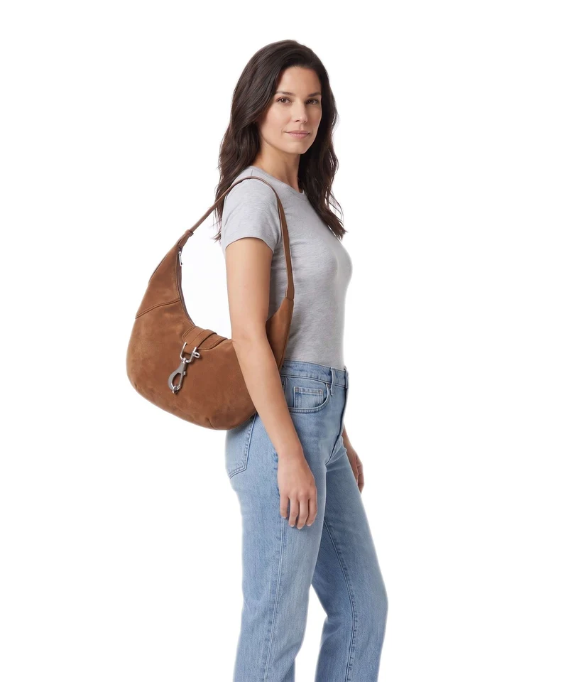 Liebeskind Ryker Suede M Beuteltasche brown