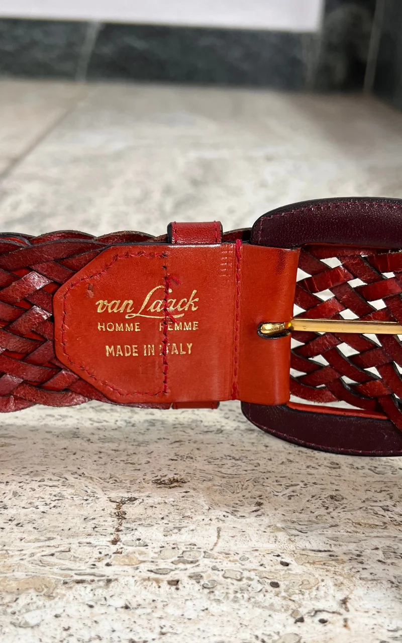 Vintage Van Laack Breaded Belt