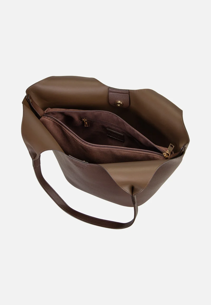 Nelma Tulip Shopper Dark Brown - Shopper
