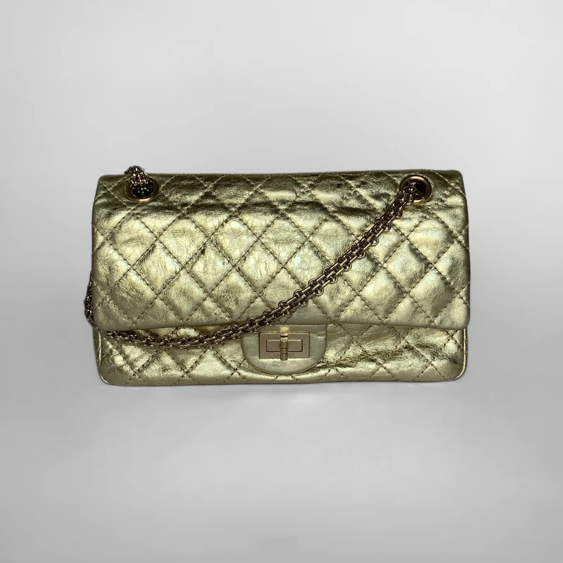 Chanel 2.55 Tasche aus gealtertem Kalbsleder