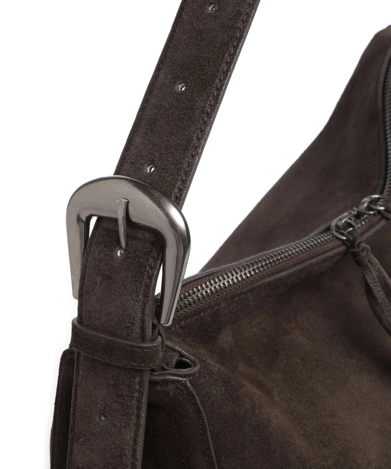 Liebeskind Ines Suede L Beuteltasche deep soil