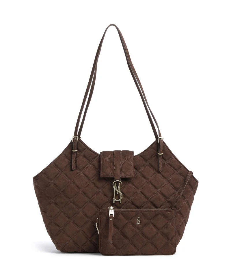 Steve Madden BCMKENA Shopper chocolate/gold