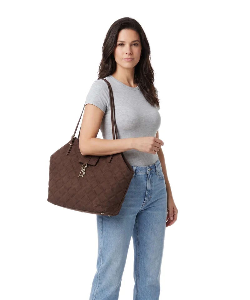 Steve Madden BCMKENA Shopper chocolate/gold