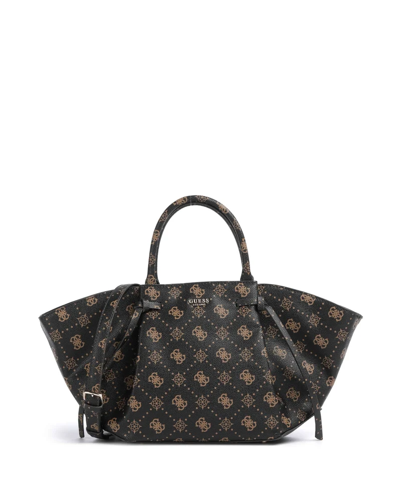 Guess Allegra Girlfriend Logo Handtasche espresso logo