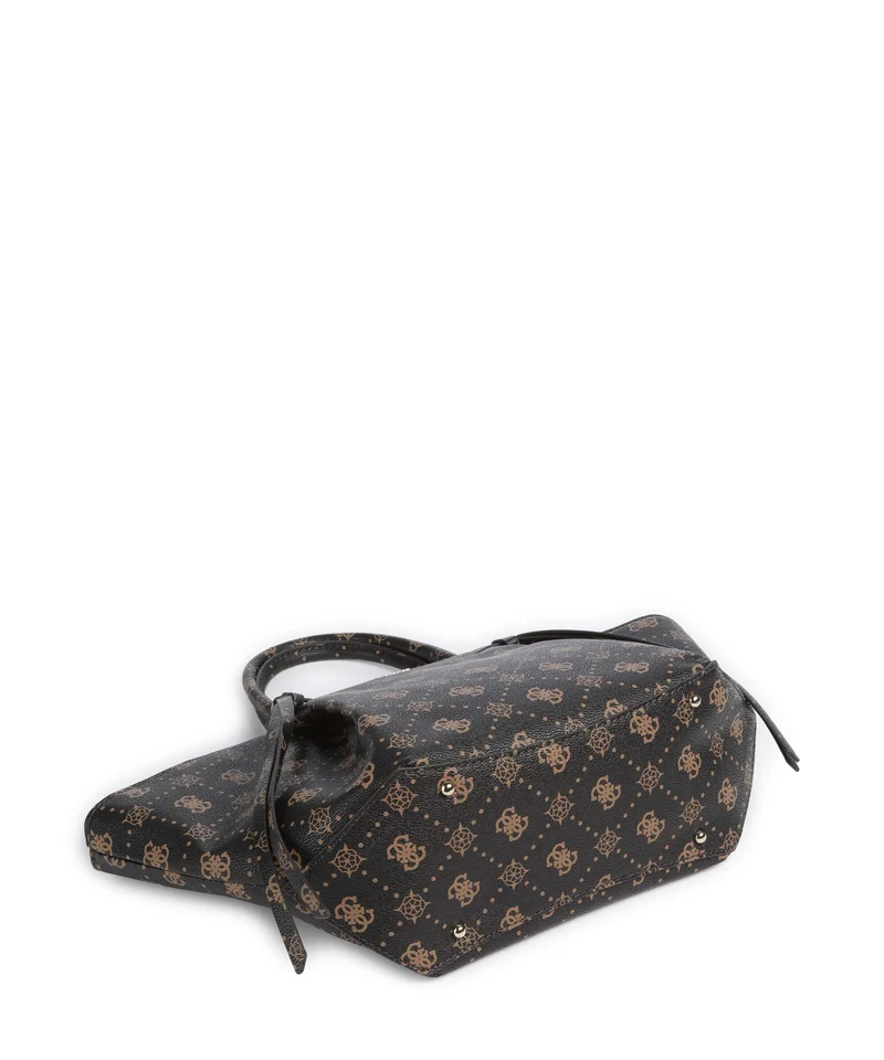 Guess Allegra Girlfriend Logo Handtasche espresso logo