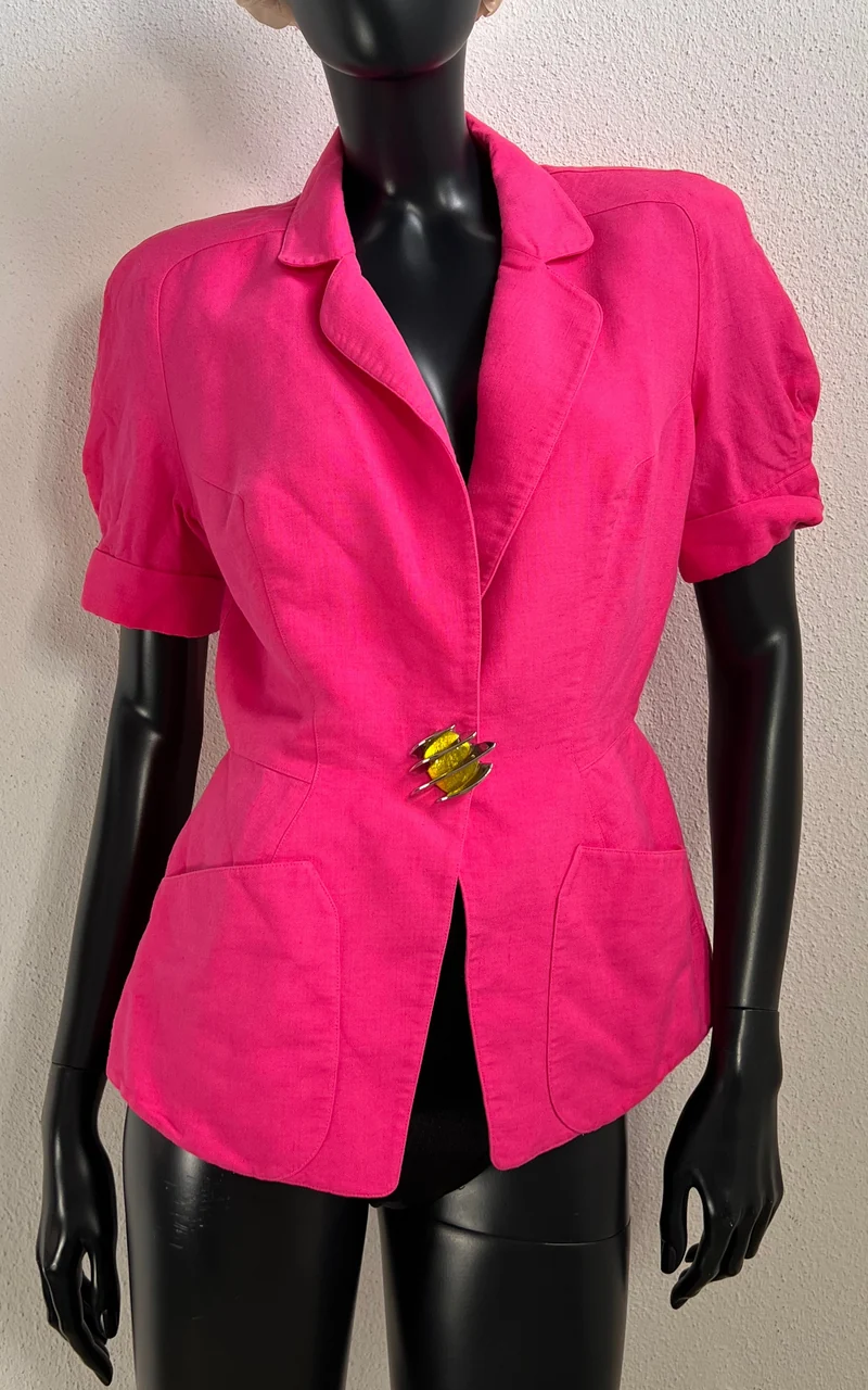 Vintage Thierry Mugler Linen Blazer