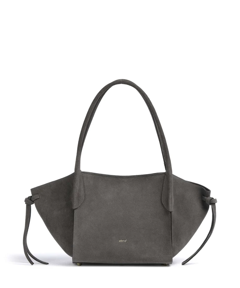 Abro Suede Vibe Small Schultertasche grey