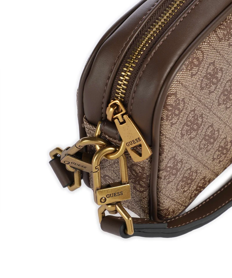 Guess Milano Small Umhängetasche beige/brown