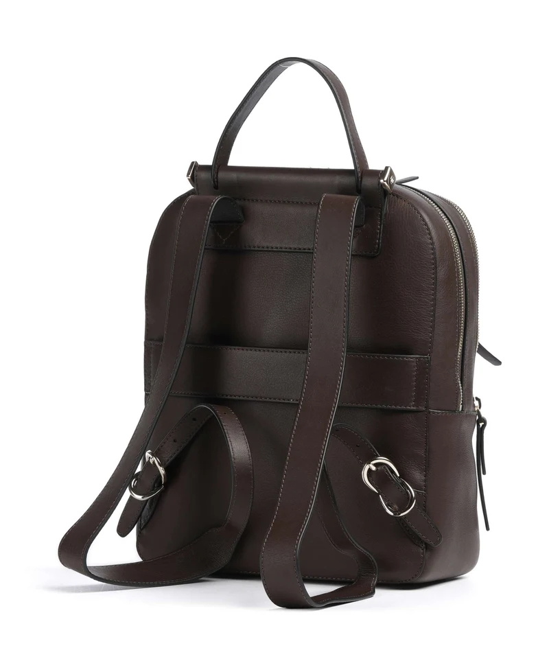 Piquadro W92T Rucksack suede dark brown