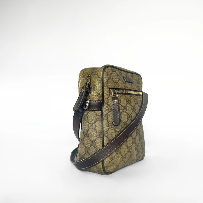 Gucci Umhängetasche mit Monogramm-Leinwand