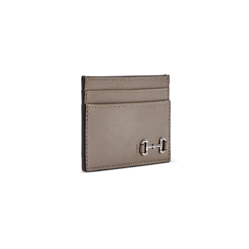Gucci Kartenetui Herren Card Case mit Horsebit Beige 846952-AAFP1-2816