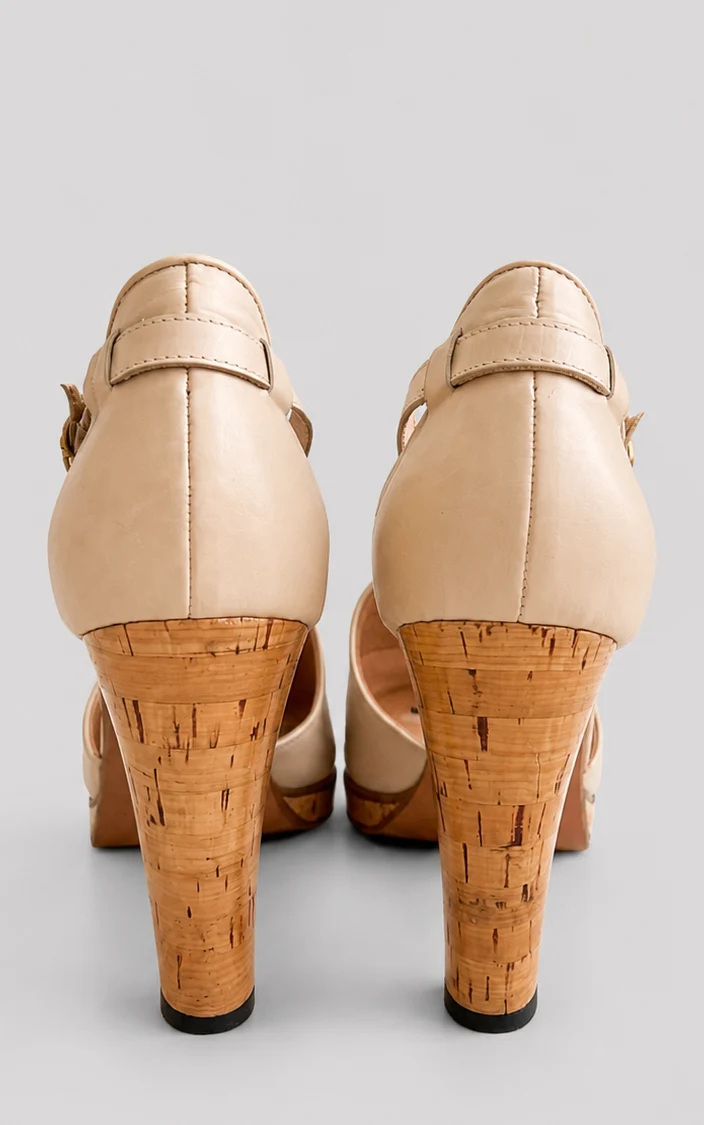 Vintage 70s Heels 38
