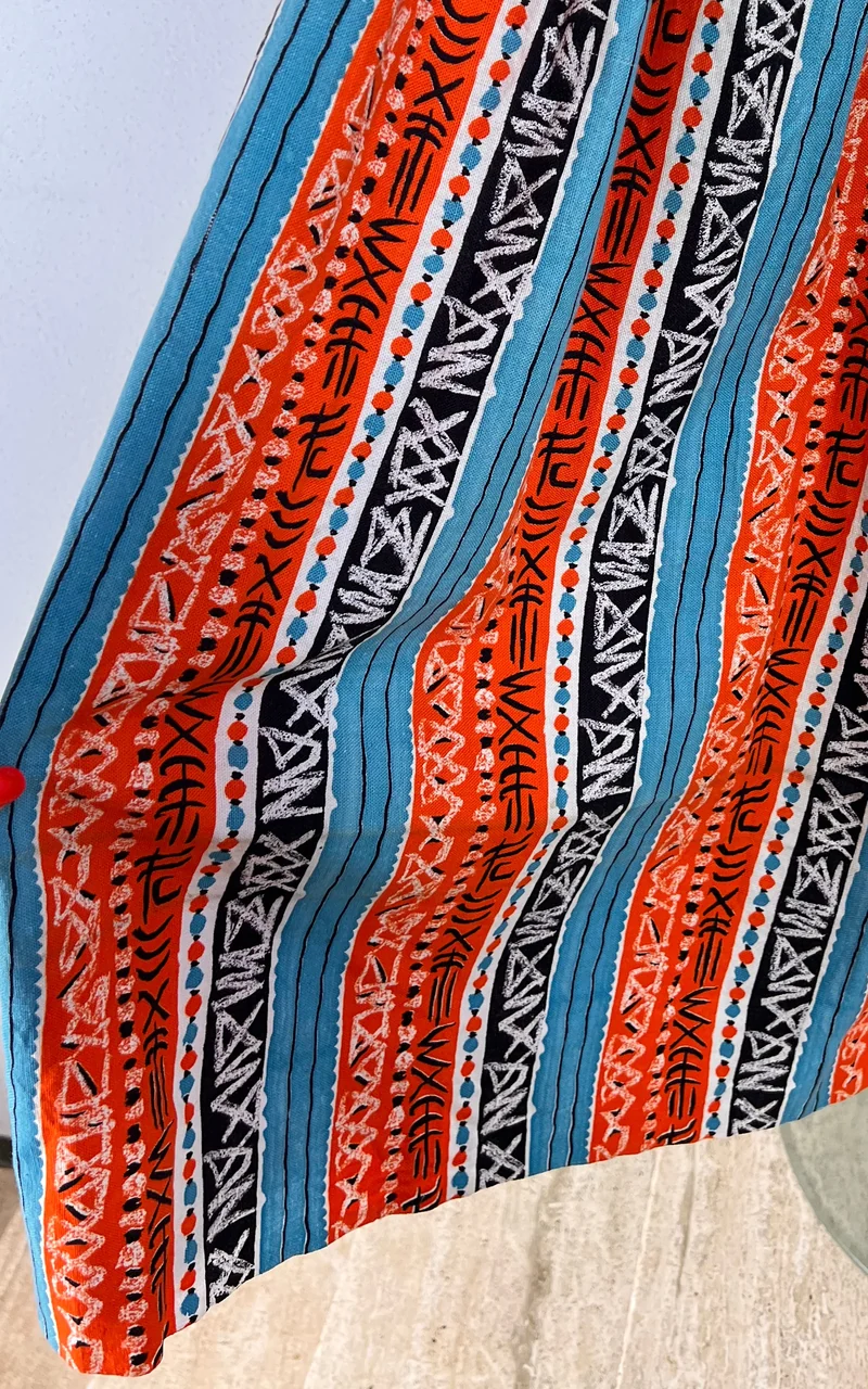 Vintage 50s Pleated Midi Skirt