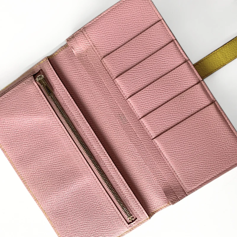 Hermès Bearn Geldbörse Epsom Leder