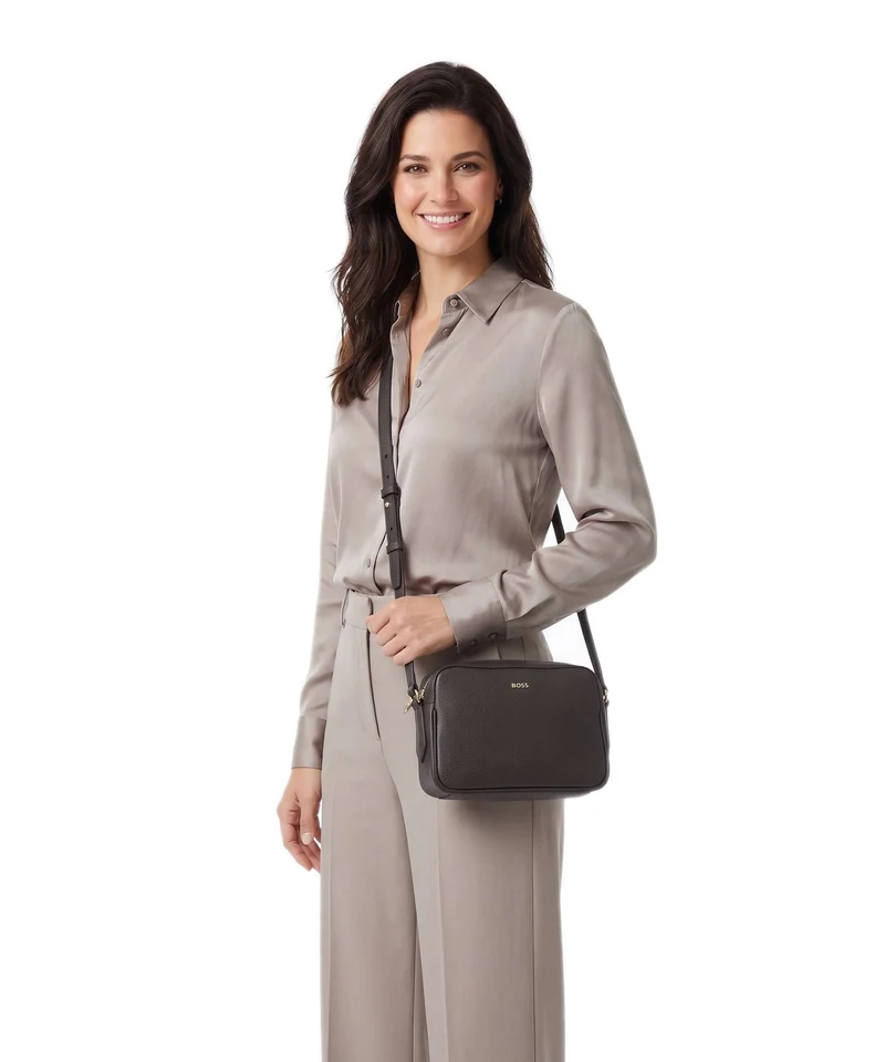 BOSS Lenah Umhängetasche dark brown