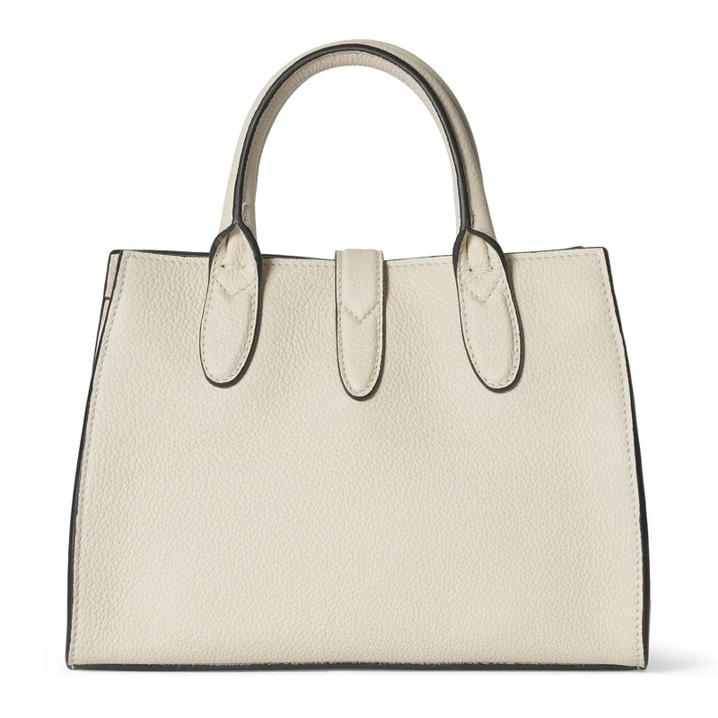 Gucci Handtasche Unisex Small Tote Bag mit Hakenverschluss Ivory Leder 795349-AZB0G9540