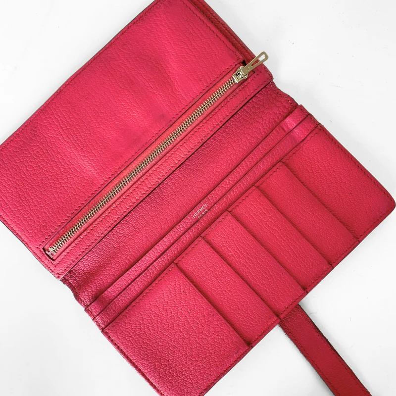 Hermès Bearn Geldbörse Epsom Leder