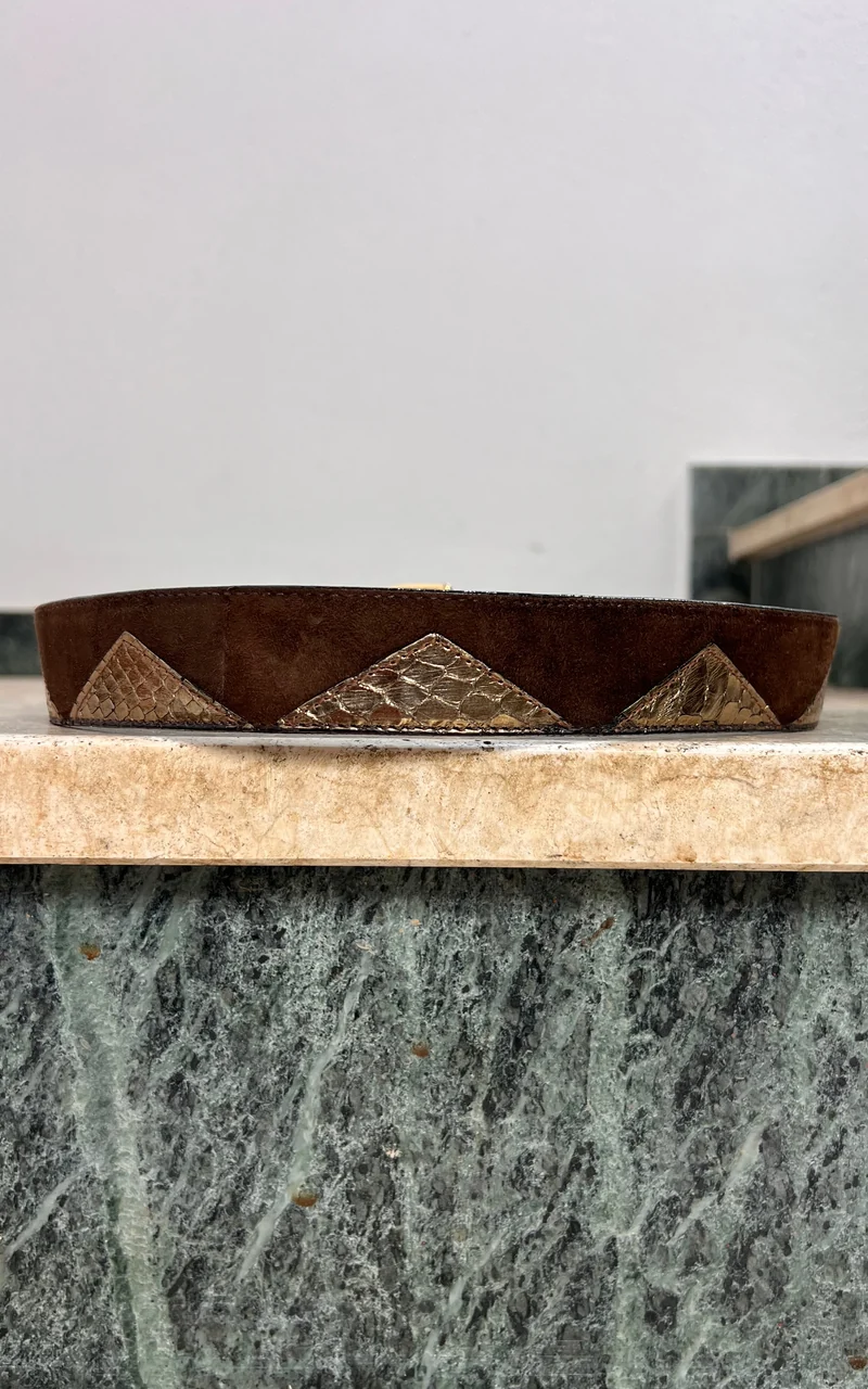 Vintage Suede Escada Belt