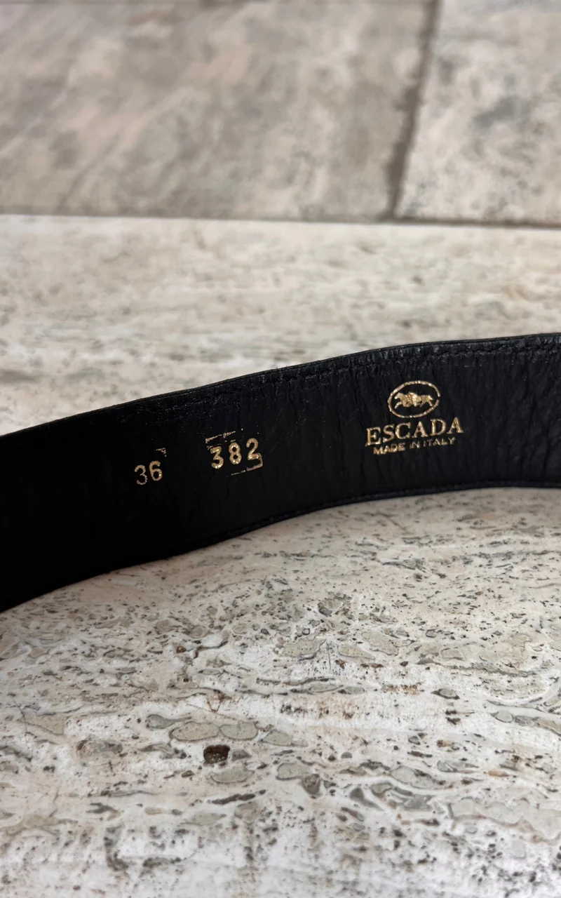 Vintage Suede Escada Belt