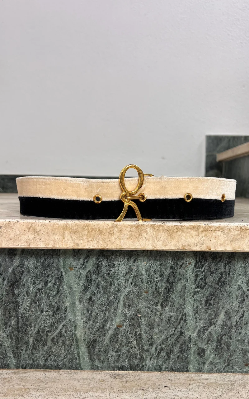 Vintage 70s Roberta di Camerino Velvet Belt