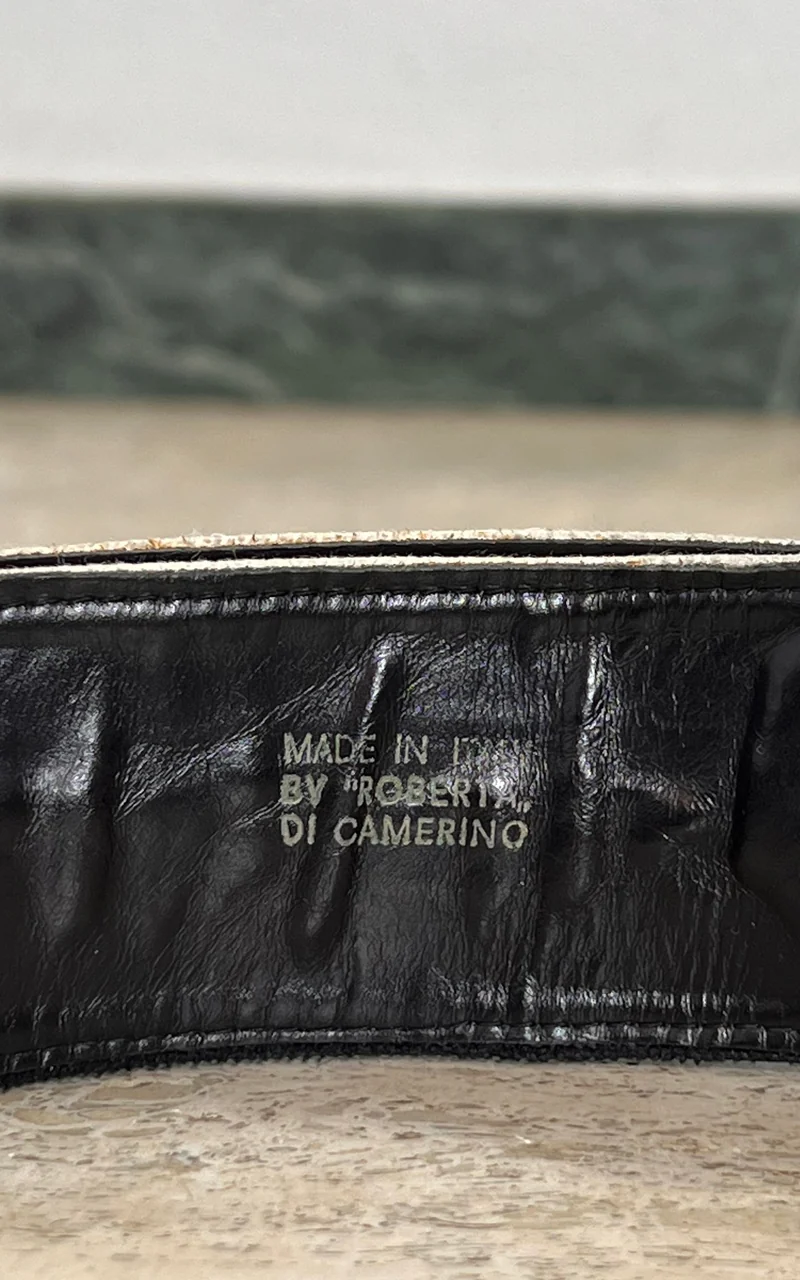 Vintage 70s Roberta di Camerino Velvet Belt