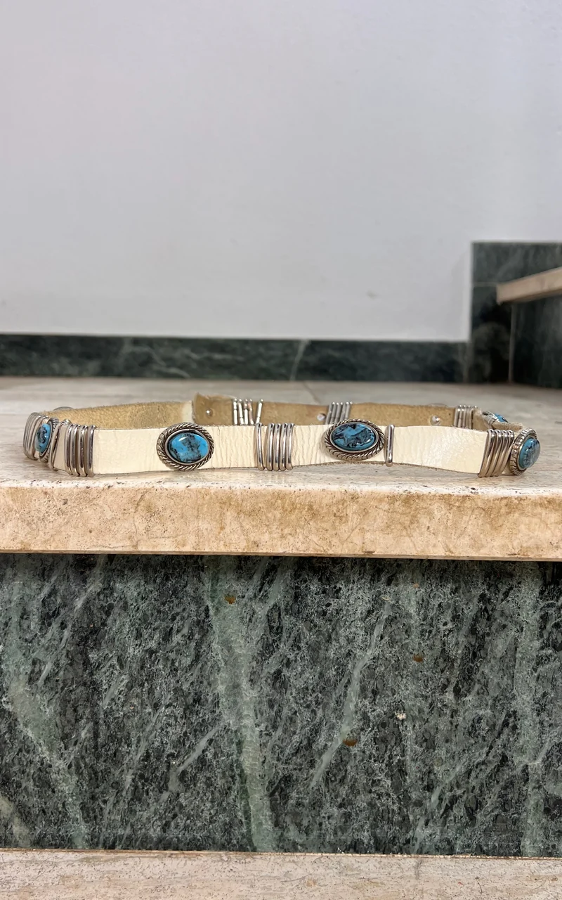 Vintage Southwestern Leather Belt
