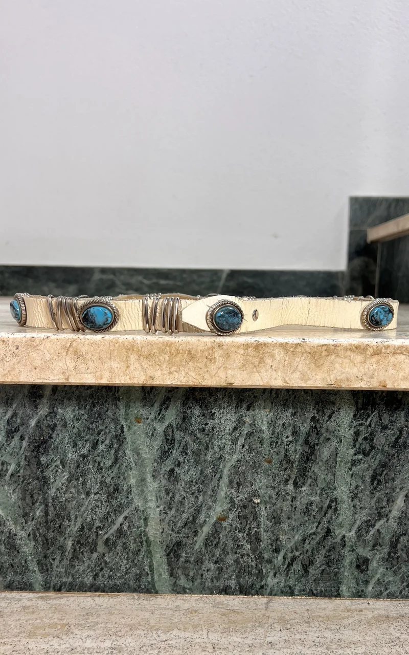 Vintage Southwestern Leather Belt