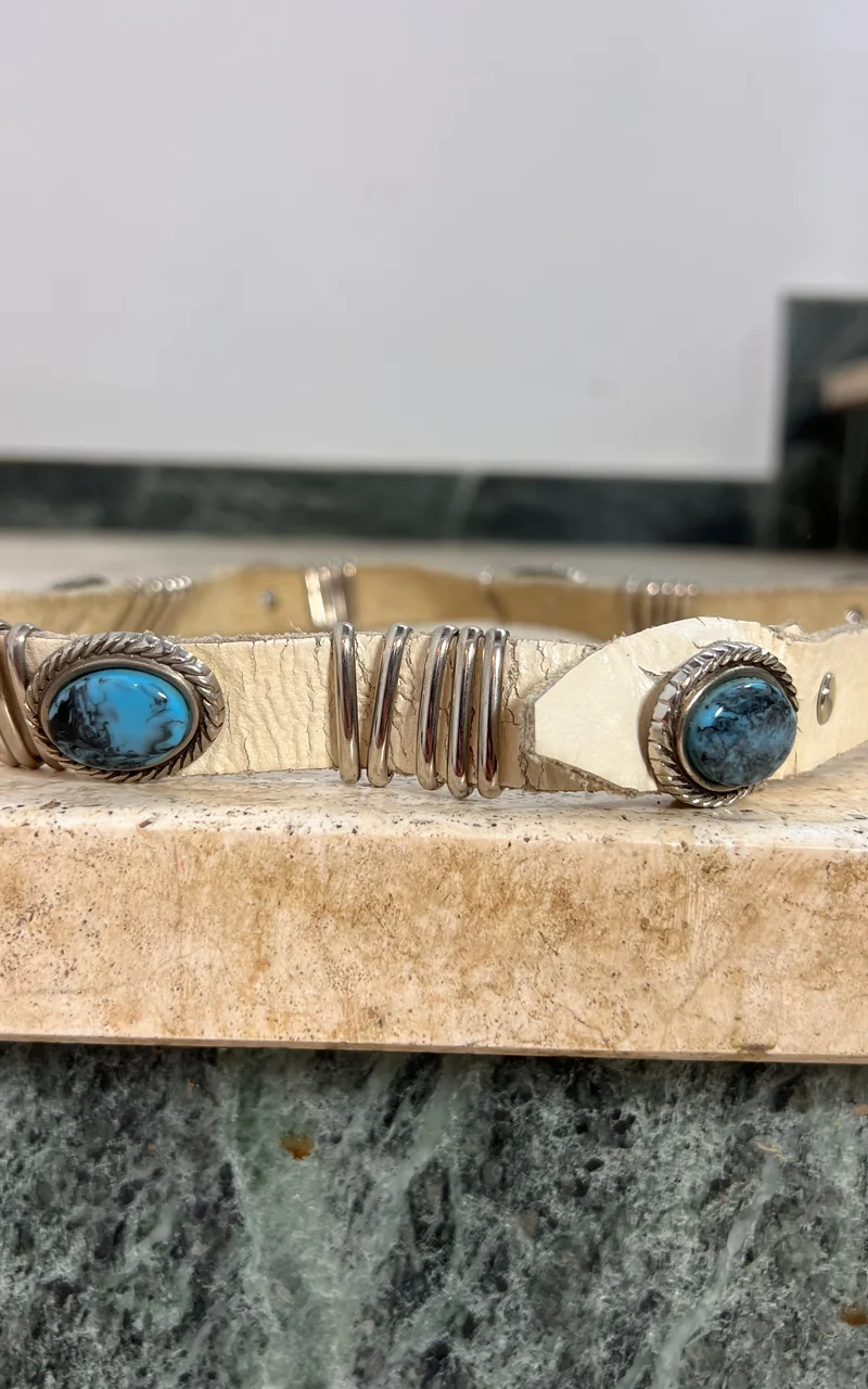 Vintage Southwestern Leather Belt