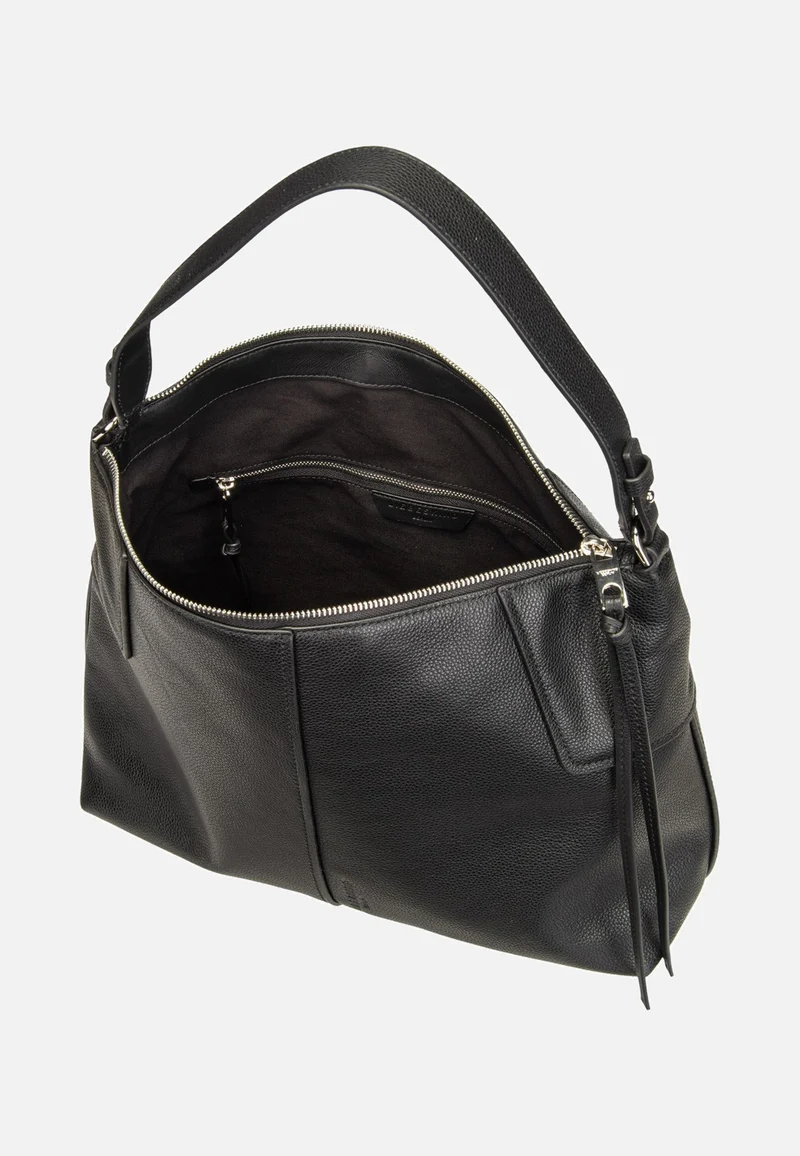 Mila Hobo M Small Pebble Black - Hobo Bag