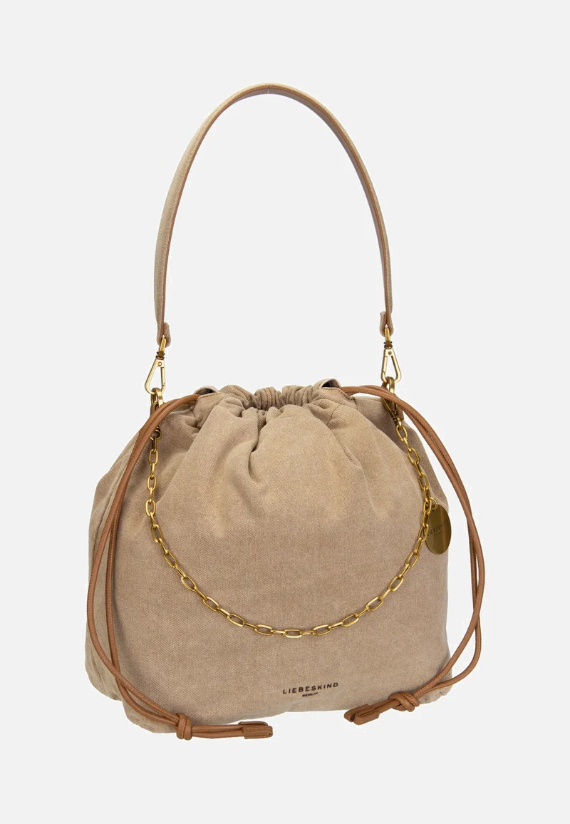 Lya II Hobo M Denim Beige - Bucket Bag