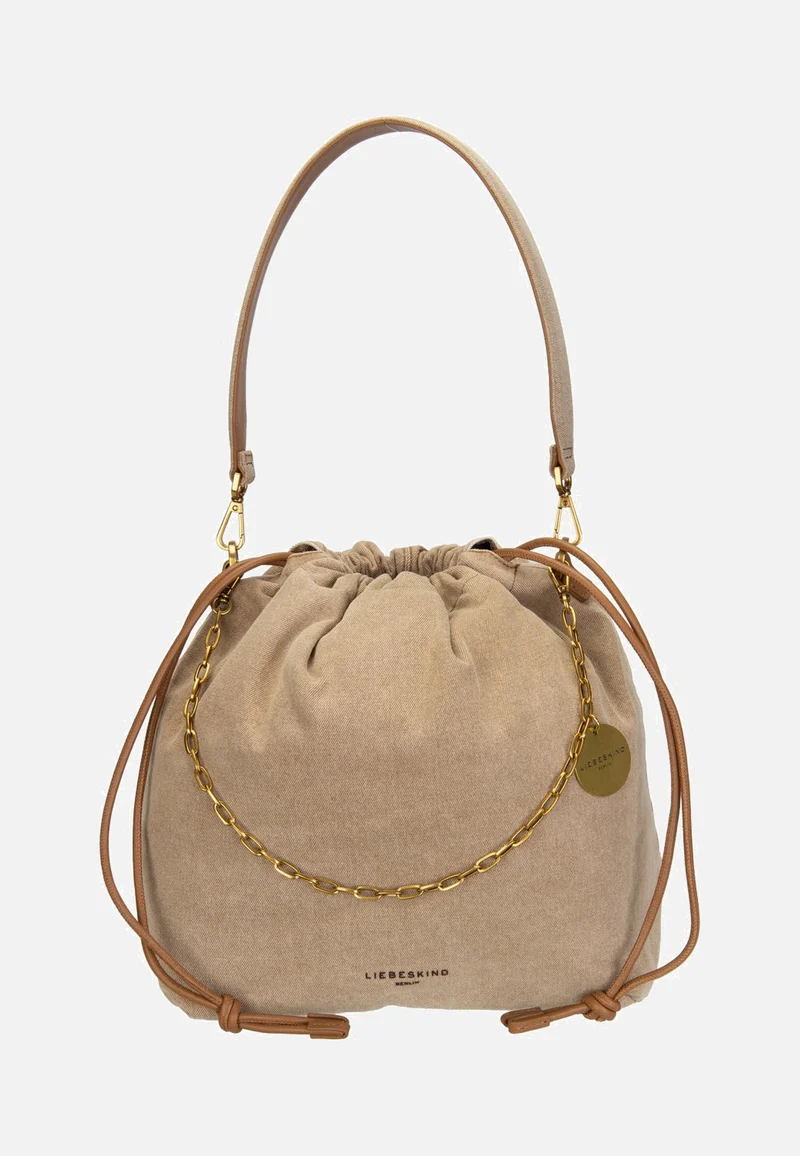 Lya II Hobo M Denim Beige - Bucket Bag