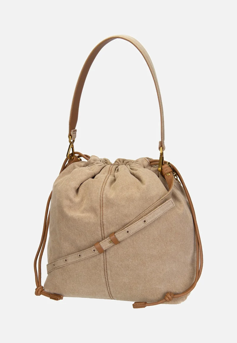 Lya II Hobo M Denim Beige - Bucket Bag