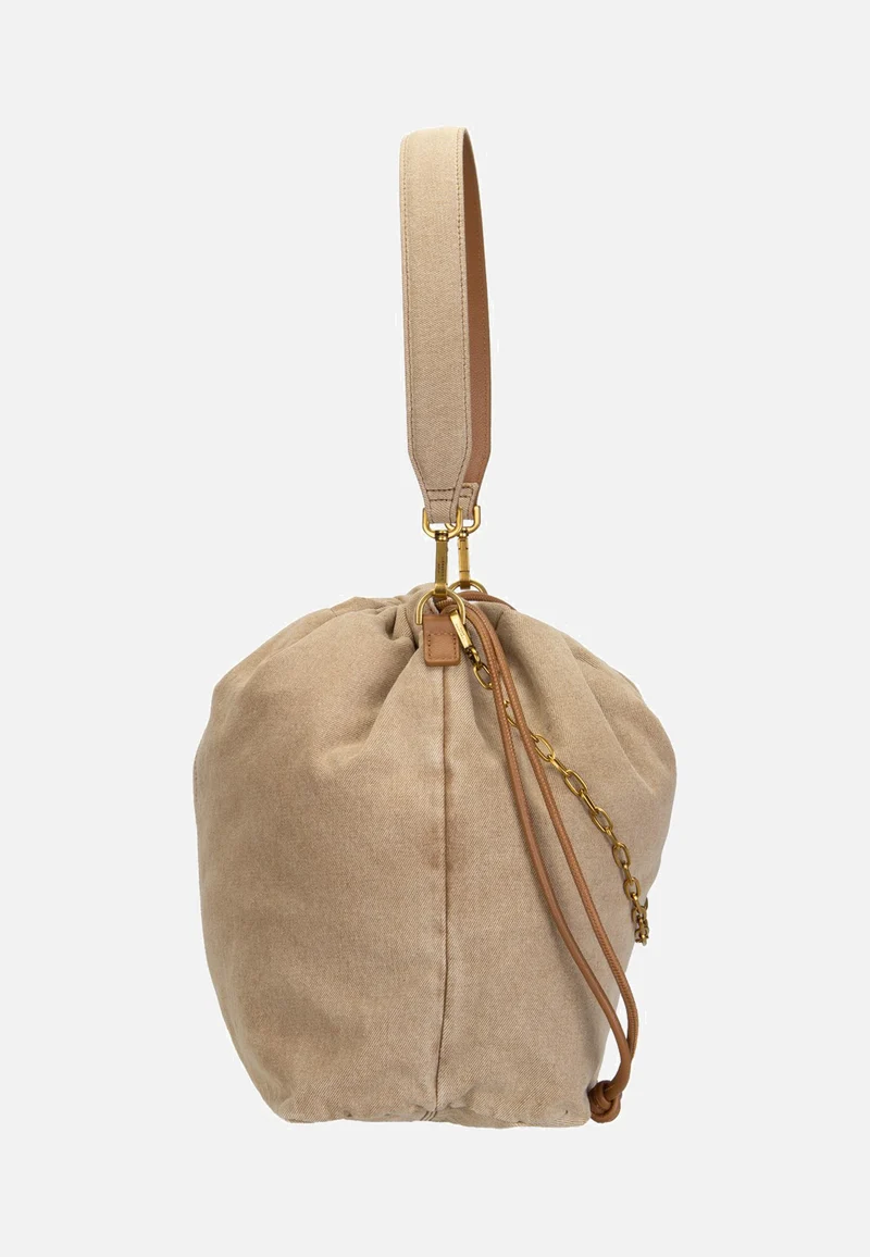 Lya II Hobo M Denim Beige - Bucket Bag