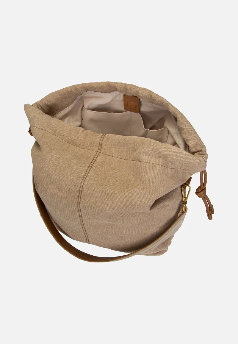 Lya II Hobo M Denim Beige - Bucket Bag