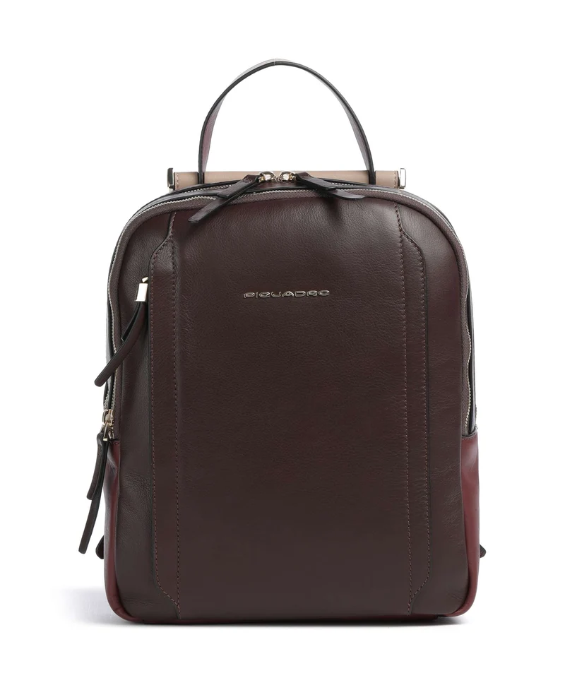 Piquadro W92T Rucksack bordeaux/pink